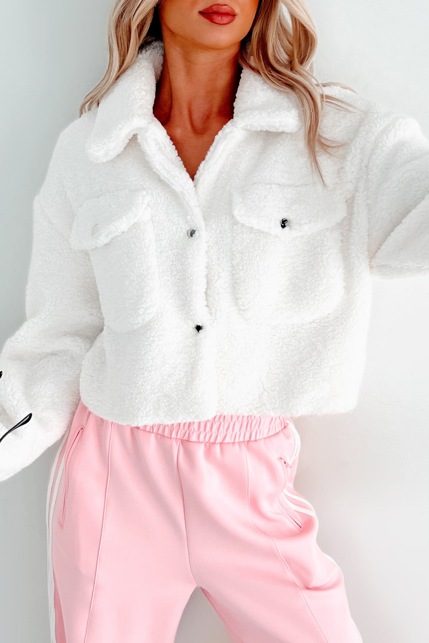 Be Seeing You Soon Teddy Jacket (Ivory)
