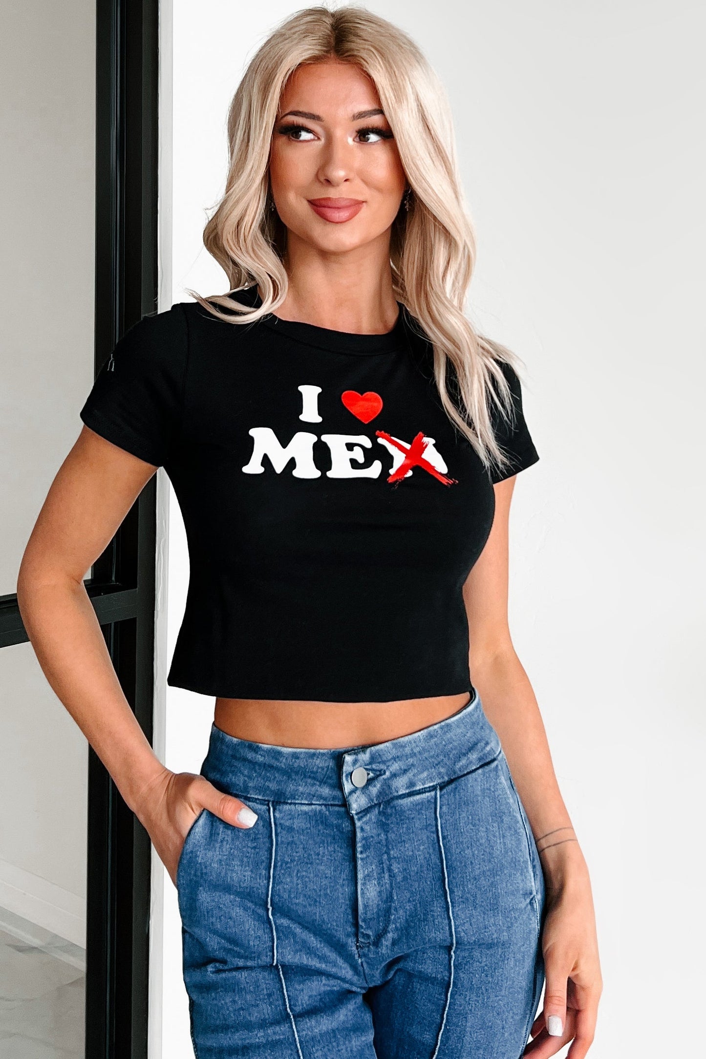 "I Love Me" Graphic Tee (Black)