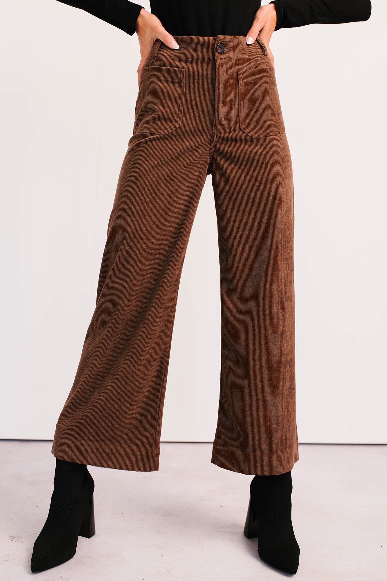 My Cup Of Tea Corduroy Pants (Mocha Mousse)